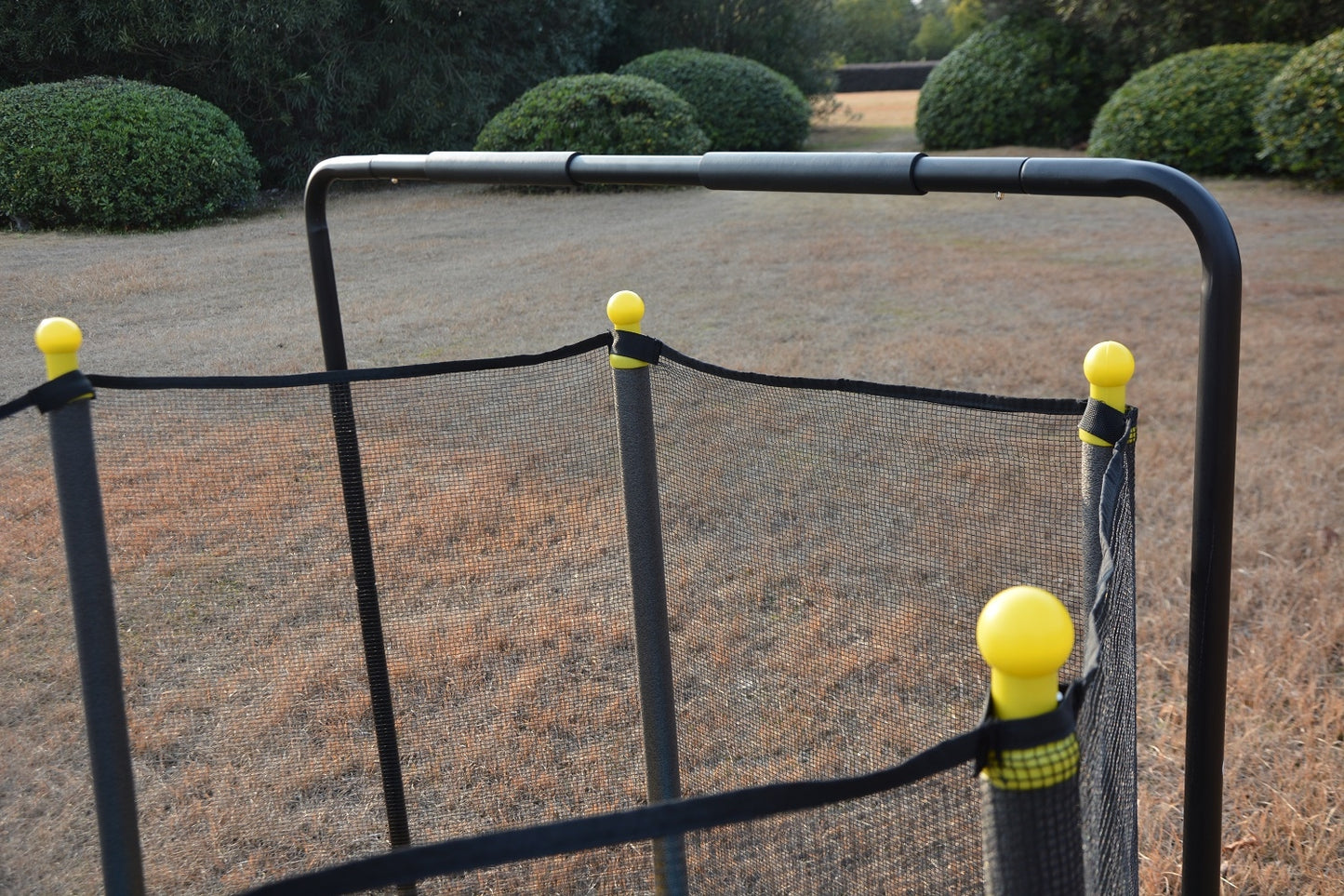 55-Inch 4.5ft Springless Trampoline Enclosure Set with Safety Net & Chin-Up Bar