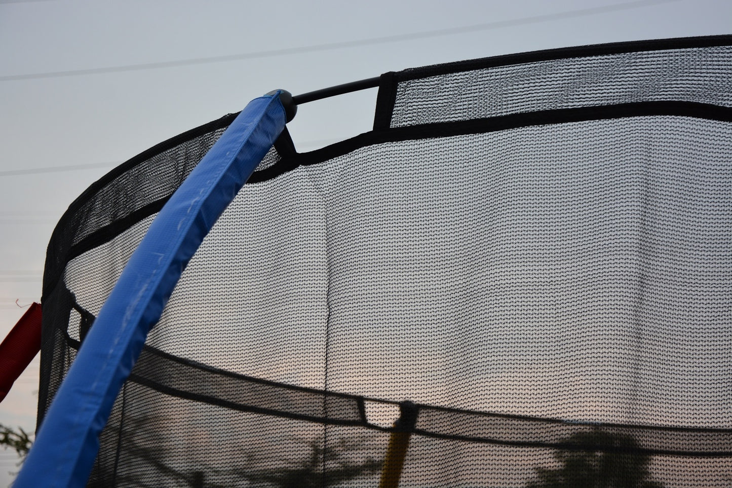8ft Rainbow Mini Trampoline & Enclosure Set For Indoor and Outdoor