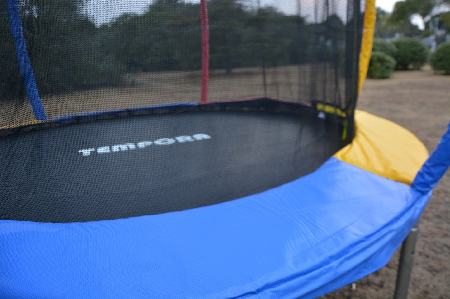 8ft Rainbow Mini Trampoline & Enclosure Set For Indoor and Outdoor