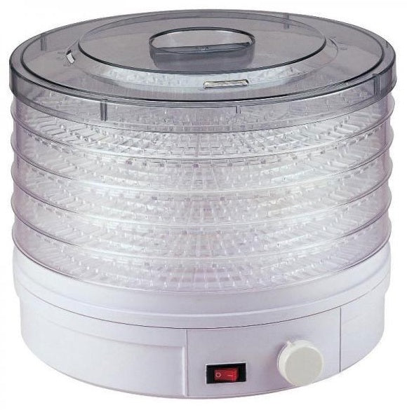 Food Dehydrator Dryer Round with 5 Removable Trays
