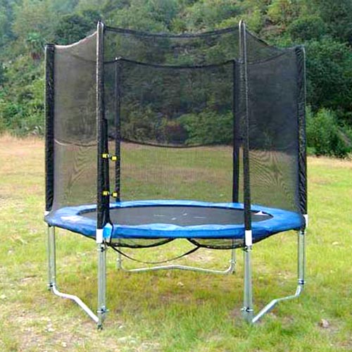 8 FT Trampoline with Safety Net and Ladder