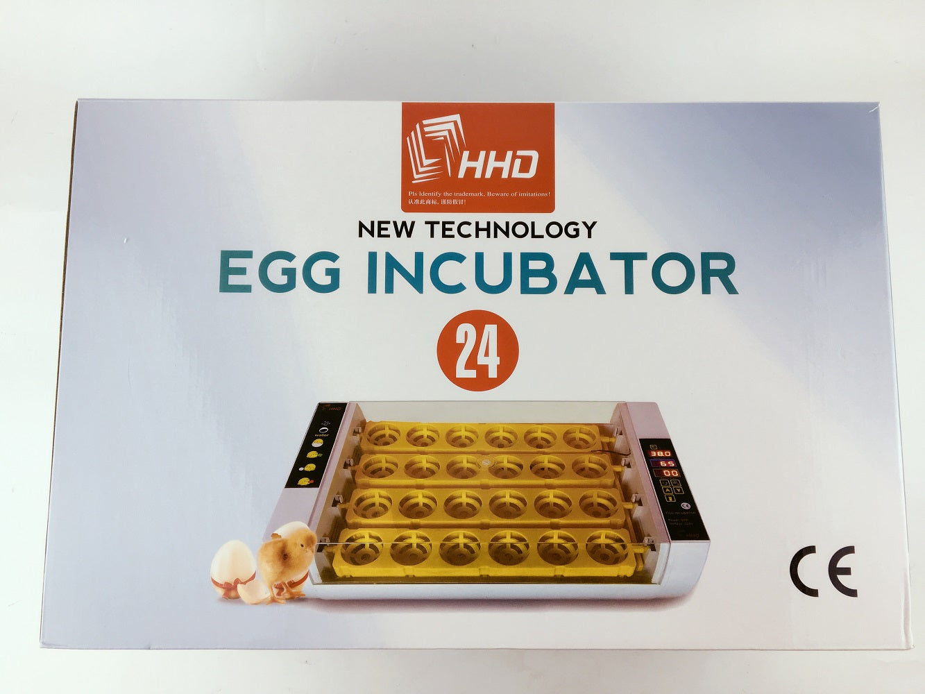 Automatic Clear Digital Chicken 24 Egg Incubator Hatcher