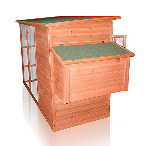 2.3M Weatherproof Chicken Coop Hen House Rabbit Hutch with Removable Tray Sliding Door 230x90x130(H)cm