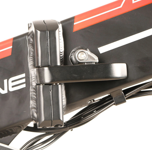 SAMEBIKE 26 Inch Aluminum Folding Electric Bike 350W Motor 10.4Ah Battery Max 30 KPH BLACK