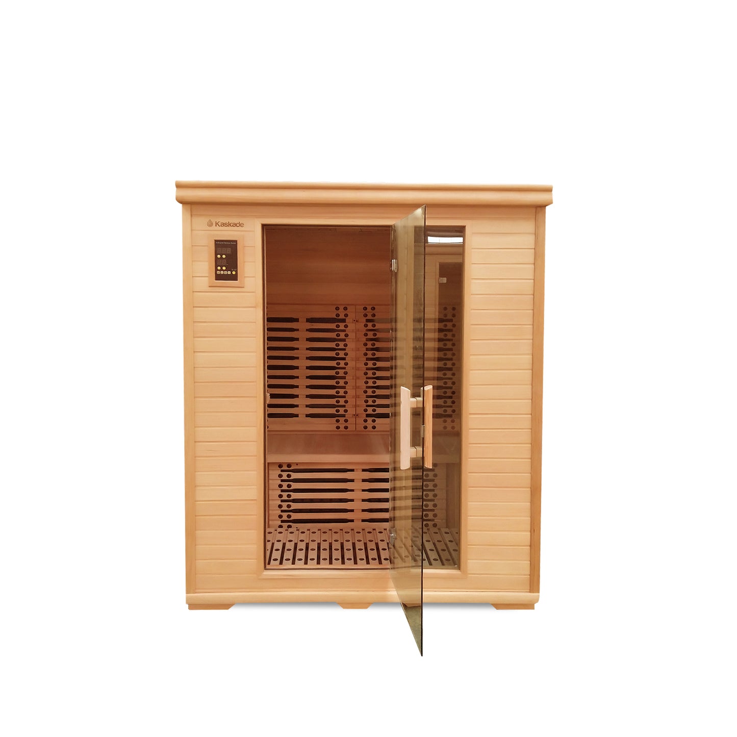 3 Person Luxury Carbon Fibre Infrared Sauna 8 Heating Panels 003B