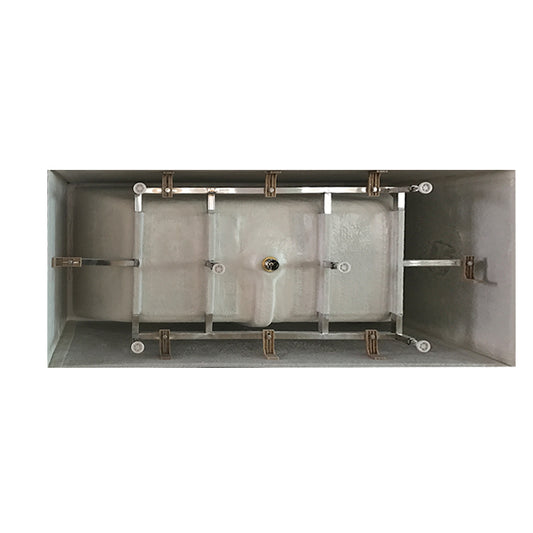 Bathroom Acrylic Free Standing Bath Tub Thin Edge 1500 x 750 x 600 Freestanding (linea Box)