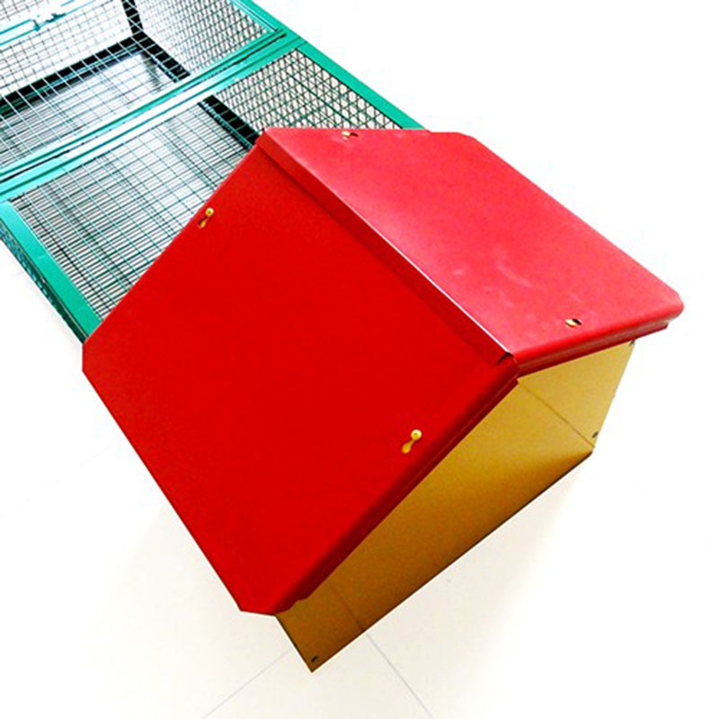 Large Metal Rabbit Hutch Guinea Pig Ferret Hamster Cat House with Run 167cm