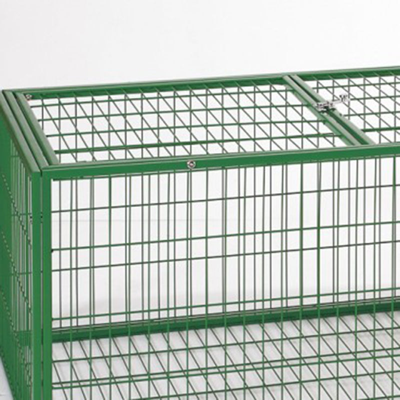 Large Metal Rabbit Hutch Guinea Pig Ferret Hamster Cat House with Run 167cm