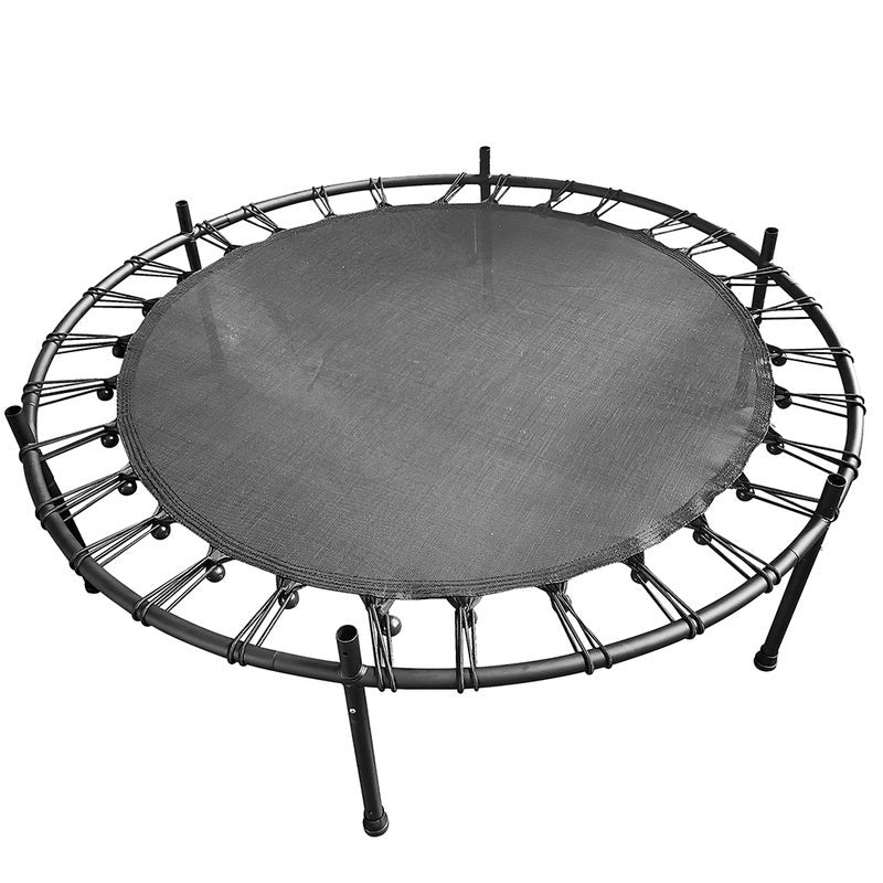 4.5FT / 55 inch Springless Mini Trampoline with Enclosure Set Red