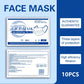 50 PCs CE Certified Class One Disposable Protective Face Mask