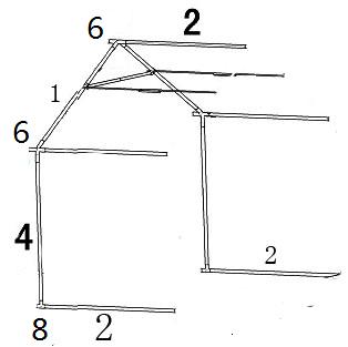Pre-order 2M Marquee Extension for 4x4M Gazebo Heavy Duty Party Tent PVC