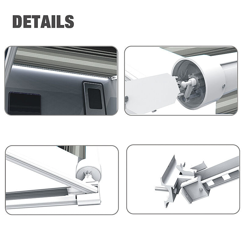 12ft x8ft Caravan Roll out Awning Annex Aluminium Construction Complete Pack
