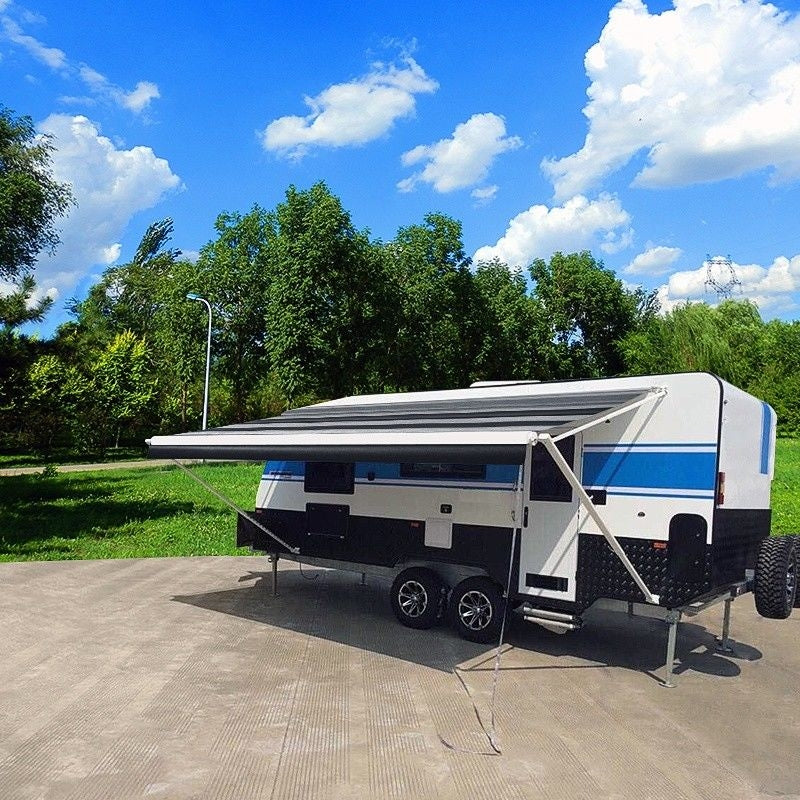 12ft x8ft Caravan Roll out Awning Annex Aluminium Construction Complete Pack