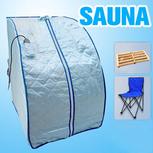 Large Portable Far Infrared Home Sauna Dry Heat with Chair 107cm Tall