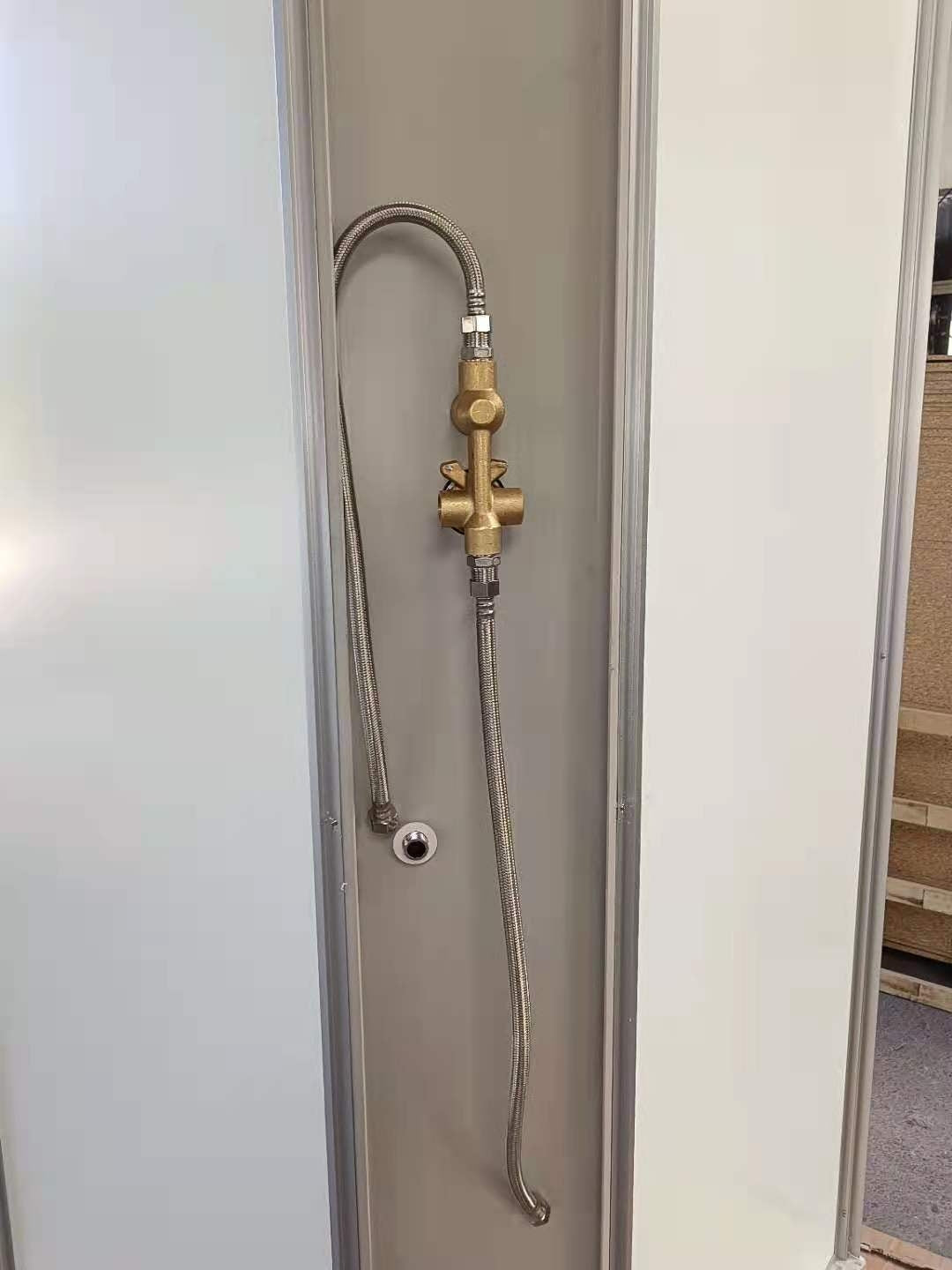 Shower Screen Cubicle Enclosure Mixer Base Bathroom 900x900x2300mm 1806A