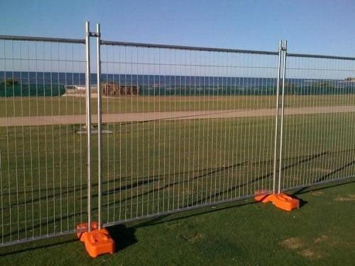 Temporary Fencing System 10 Panels 2100mmx2400mm with Concrete Feets Clamps