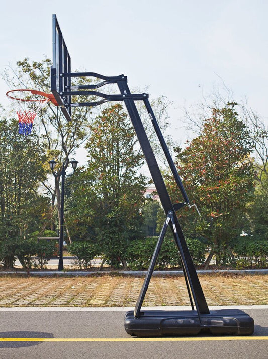 Pre-order 54 Inch Tempered Glass Portable Basketball Ring System Slam Dunk Height Adjustable 2.3-3.05m