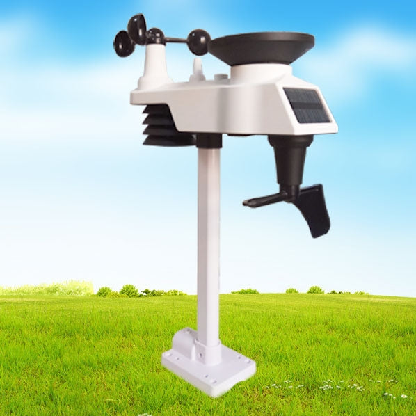 Solar Powered Professional WiFi Wireless Weather Station with Display 0310 Free Shipping