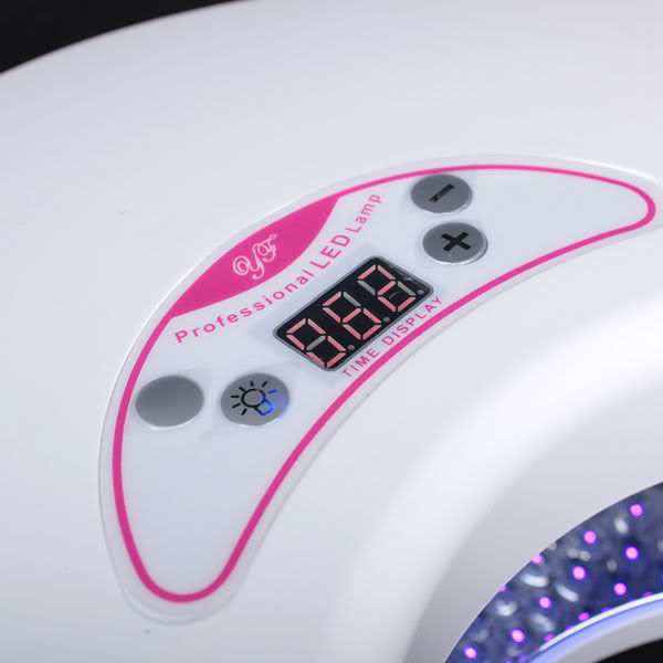 12W LED UV Nail Lamp Light Gel Curing Dryer Double Handed Manicure Timer Shellac