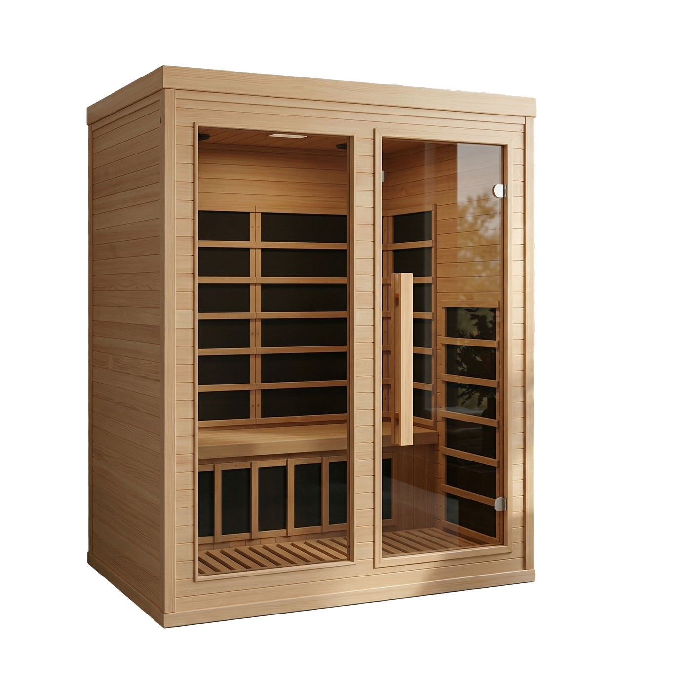 New Model 3-Person Indoor Luxury Far-Infrared Sauna 2150W