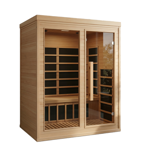 New Model 3-Person Indoor Luxury Far-Infrared Sauna 2150W