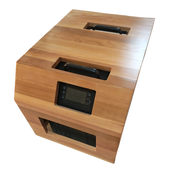 Ultimate Recovery Ice Bath Tub  Red Cedar & 304 Stainless Steel with Chiller 135 x 65 x 75cm