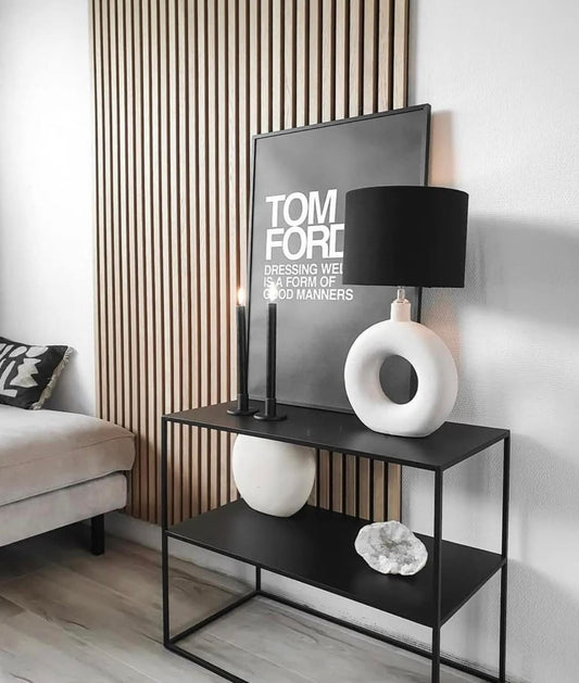 Premium Wooden Slat Acoustic Wall Panels Oak 2700x600mm