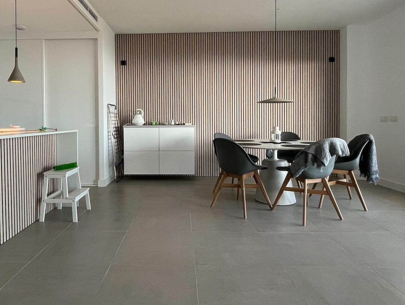 Premium Wooden Slat Acoustic Wall Panels Oak 2400x600mm
