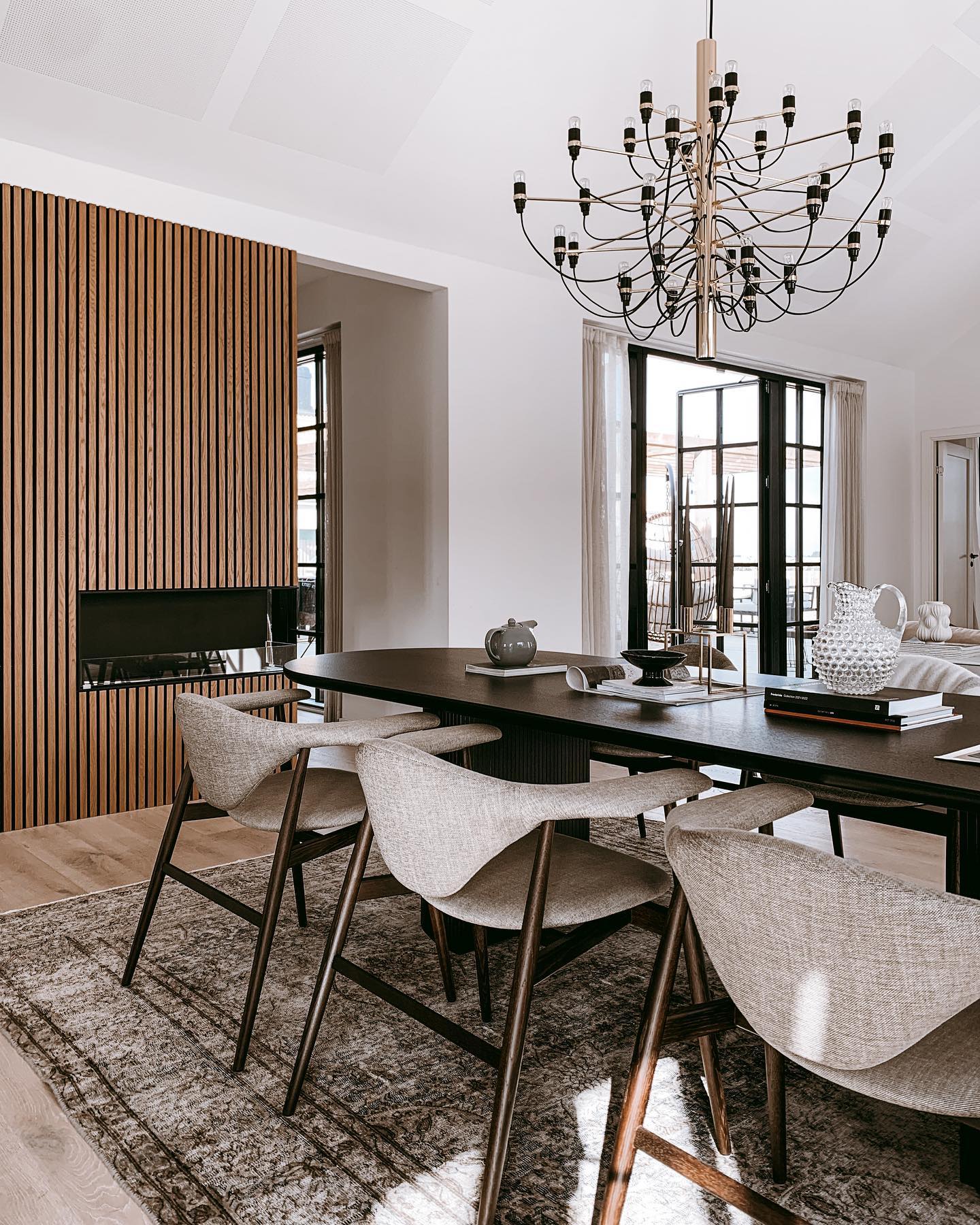 Premium Wooden Slat Acoustic Wall Panels Smoke Oak 2400x600mm