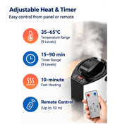 Portable Steam Sauna Tent with Steam Generator – Full Body Home Spa Sauna Box