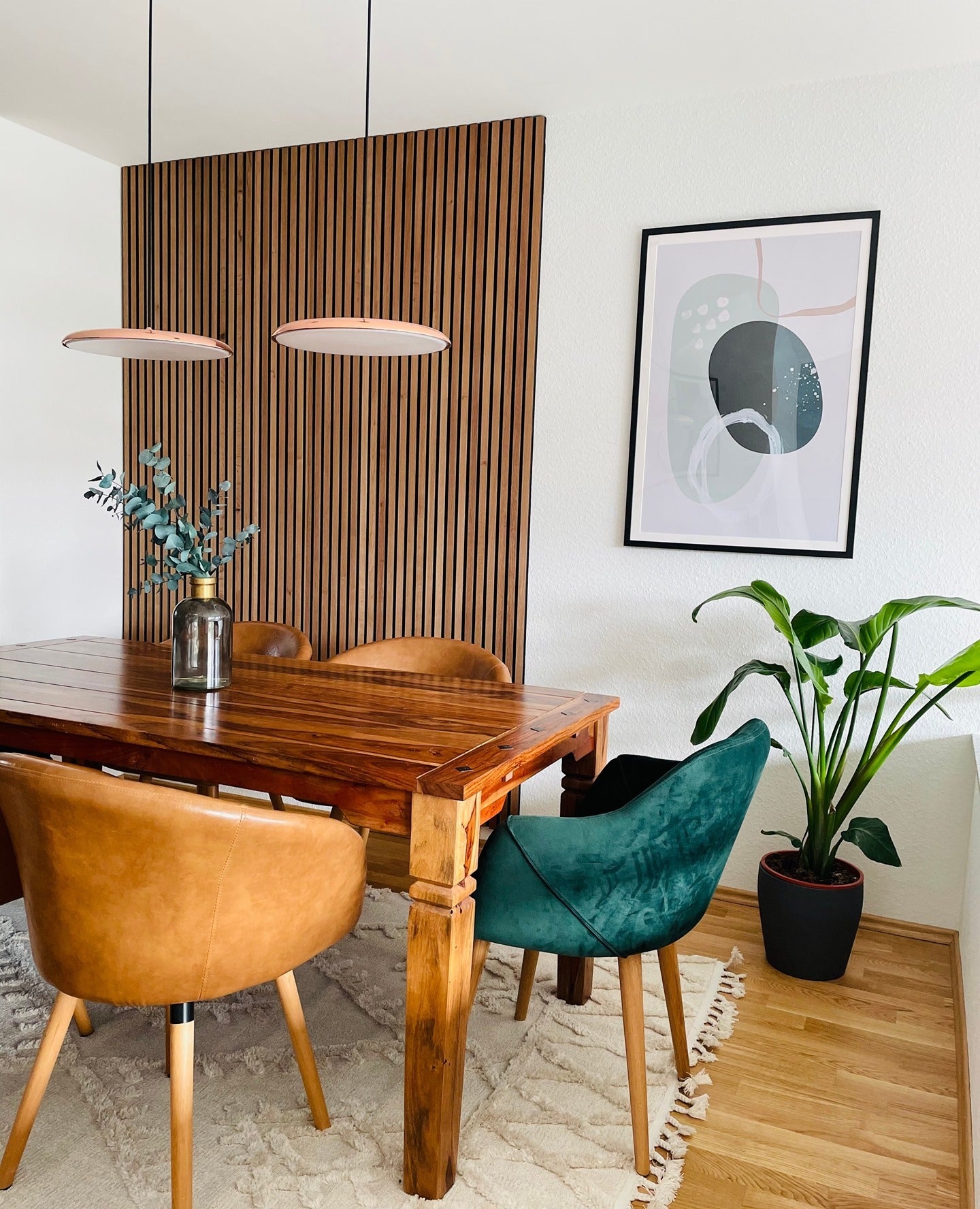 Premium Wooden Slat Acoustic Wall Panels Smoke Oak 2400x600mm