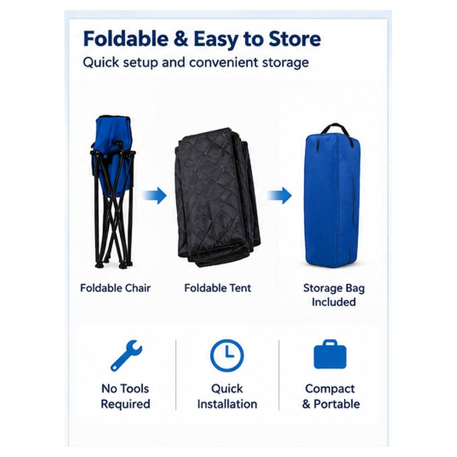 Portable Steam Sauna Tent with Steam Generator – Full Body Home Spa Sauna Box