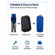 Portable Steam Sauna Tent with Steam Generator – Full Body Home Spa Sauna Box