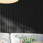 Premium Wooden Slat Acoustic Wall Panels Black Oak 2700x600mm