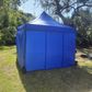 3X3M Folding Gazebo Powder-coated finish frame Marquee Pop Up Outdoor Shade Canopy Blue