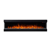 Lucia 72 inch 3 Sided Wall Mounted and Recessed/ Insert Electric Fireplace Heater