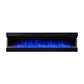 Lucia 72 inch 3 Sided Wall Mounted and Recessed/ Insert Electric Fireplace Heater