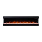 Lucia 72 inch 3 Sided Wall Mounted and Recessed/ Insert Electric Fireplace Heater