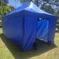 3X6M Folding Gazebo Powder-coated frame Marquee Pop Up Outdoor Shade Canopy Blue