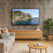 1000mm Width Interior Complicated Cutline Waterproof PVC Wall Panel Hexagon Metallic Grey