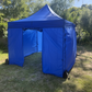 3X3M Folding Gazebo Powder-coated finish frame Marquee Pop Up Outdoor Shade Canopy Blue