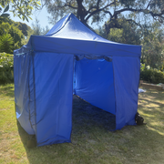 3X4.5M Folding Gazebo Powder-coated frame Marquee Pop Up Outdoor Shade Canopy Blue