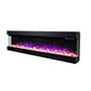 Lucia 72 inch 3 Sided Wall Mounted and Recessed/ Insert Electric Fireplace Heater