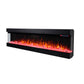 Lucia 72 inch 3 Sided Wall Mounted and Recessed/ Insert Electric Fireplace Heater