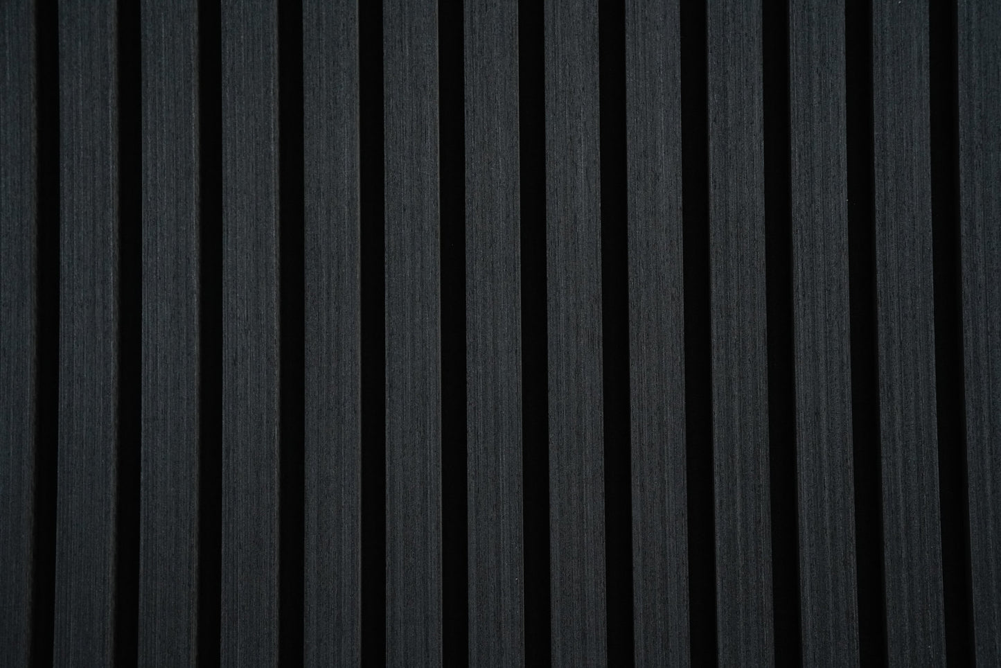 Premium Wooden Slat Acoustic Wall Panels Black Oak 2700x600mm