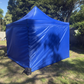 3X3M Folding Gazebo Powder-coated finish frame Marquee Pop Up Outdoor Shade Canopy Blue