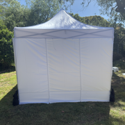 3X4.5M Folding Gazebo Hammertone finish frame Marquee Pop Up Outdoor Shade Canopy White
