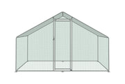 Large 2.2x1.4x1.75M Walk-in Steel Metal Chicken Coop Run Enclosure Poultry Cage