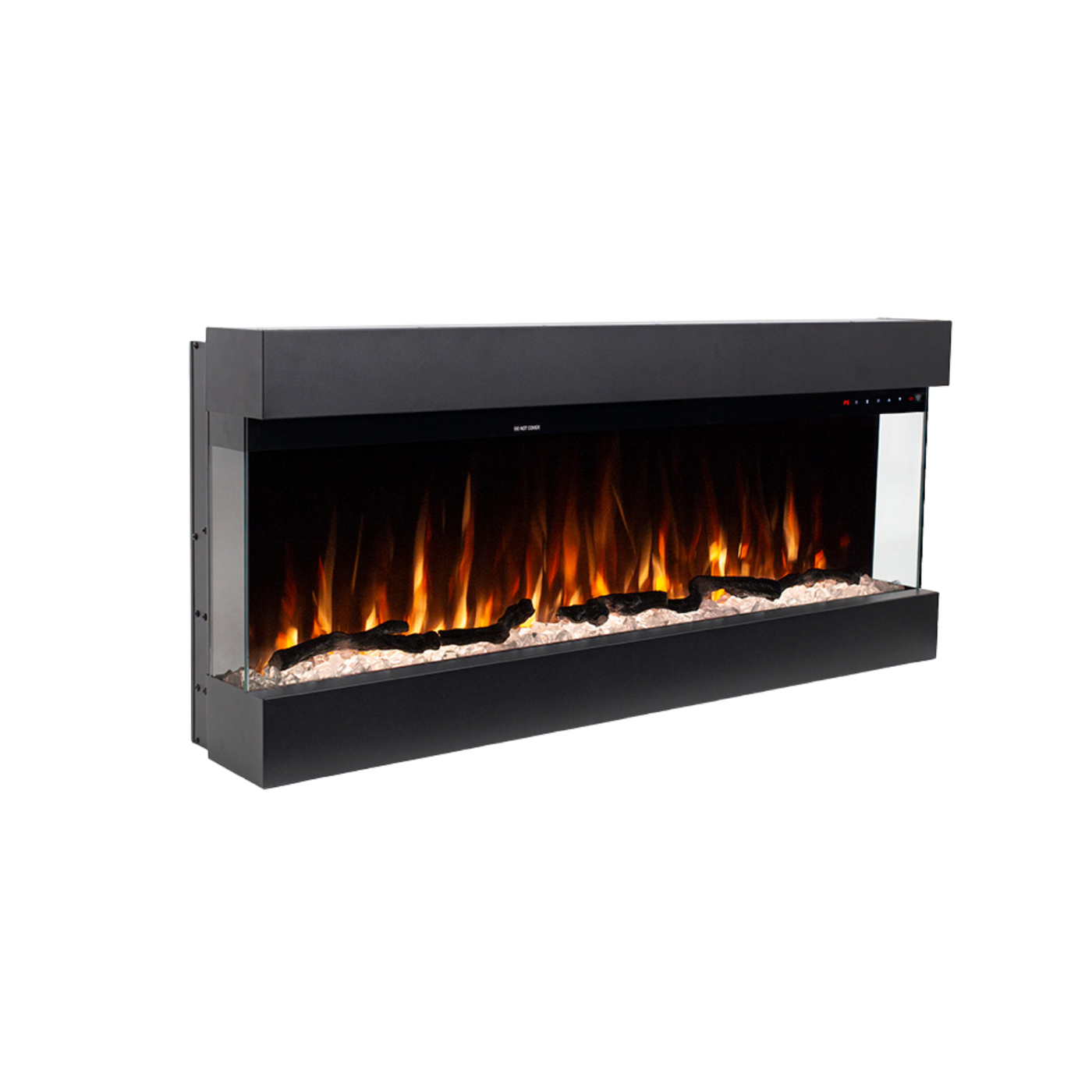 Lucia 43" 3-Sided Wall Mounted and Recessed/ Insert Electric Fireplace Heater