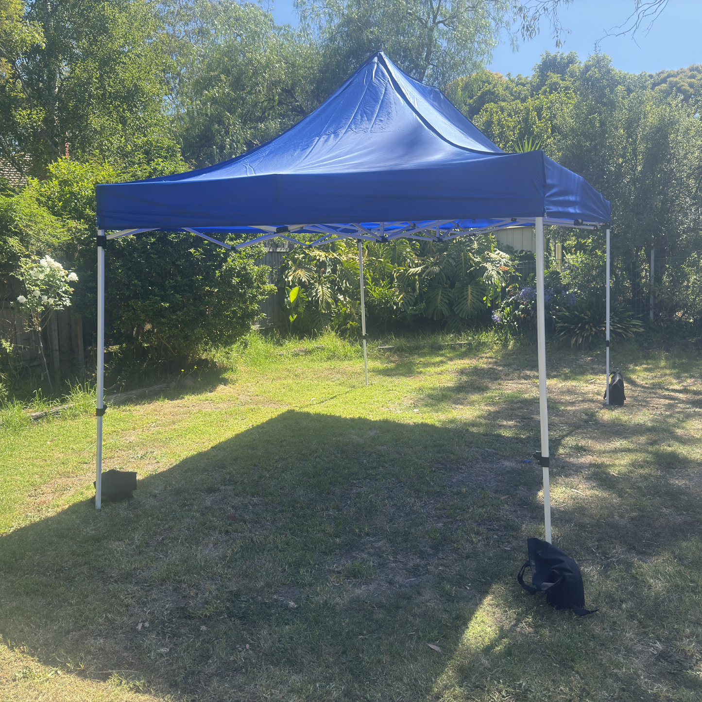 3X4.5M Folding Gazebo Powder-coated frame Marquee Pop Up Outdoor Shade Canopy Blue